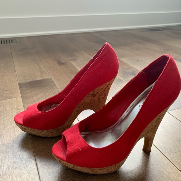 Original red highheel sandals - Picture 5 of 5